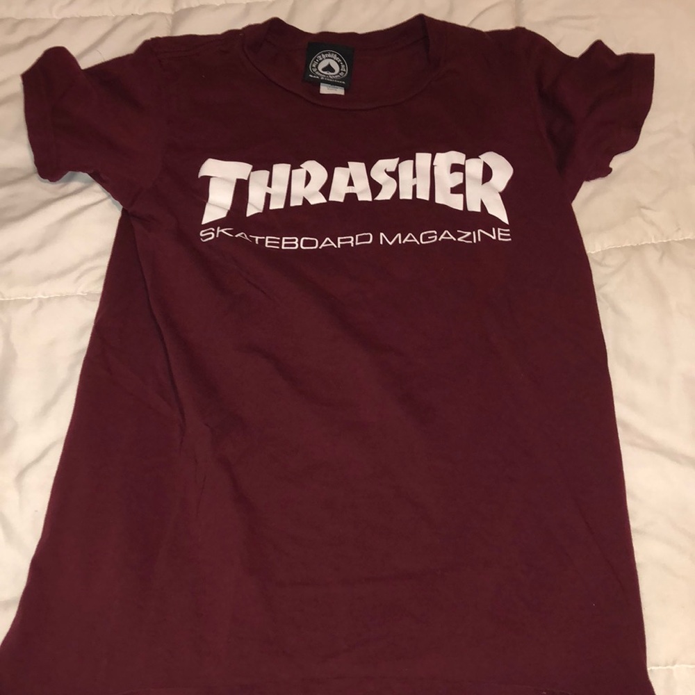Thrasher Maroon Tee Shirt